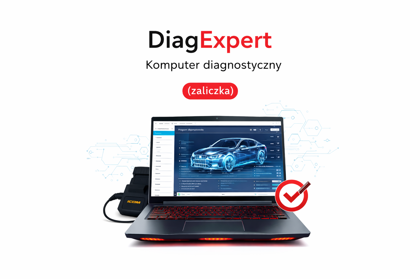 DiagExpert - komputer diagnostyczny gotowy do pracy